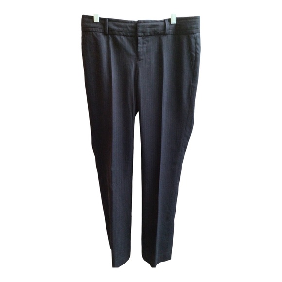 Banana Republic Trouser Martin Fit in Navy Blue with Light Blue Pinstripe in 4P - Picture 5 of 11